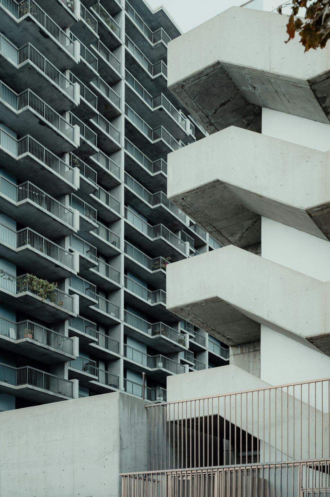 Modern apartment building in Southern California