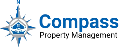 Compass Property Management Logo with Transparent background